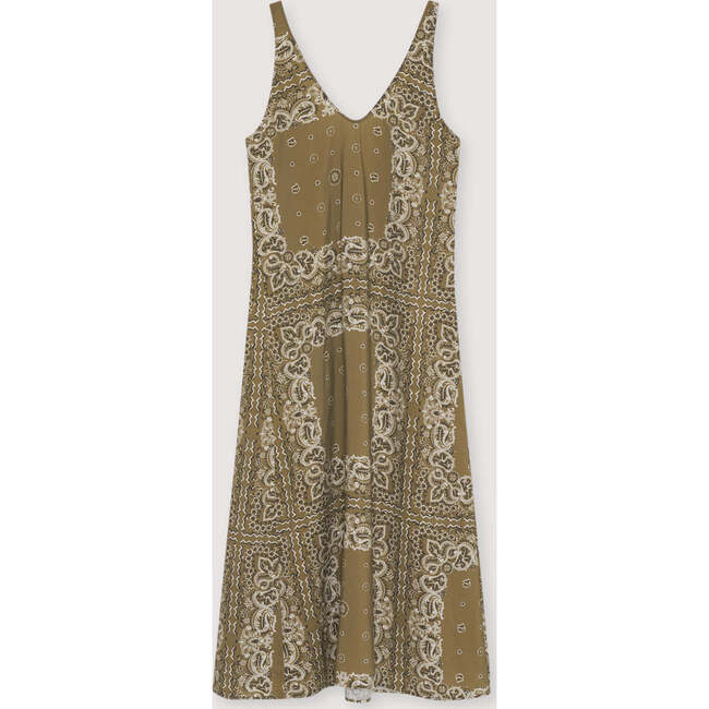 Waterlily Woman Dress Bandana Print