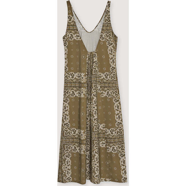 Waterlily Woman Dress Bandana Print