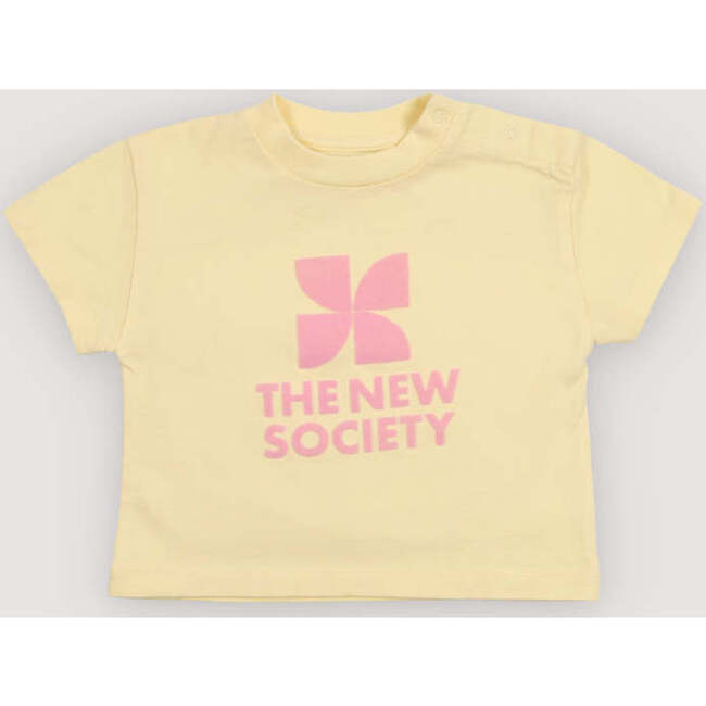 Tns Logo Baby T-Shirt Soft Lemon