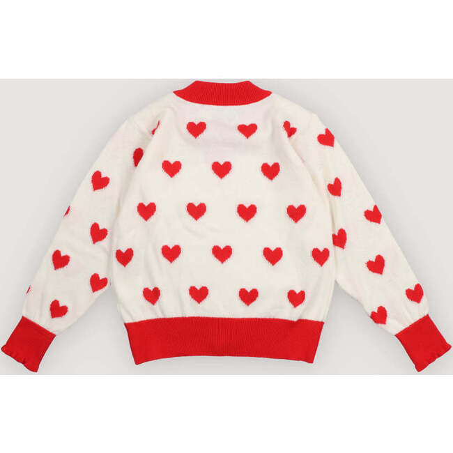 Maqui Cardigan Hearts Jacquard