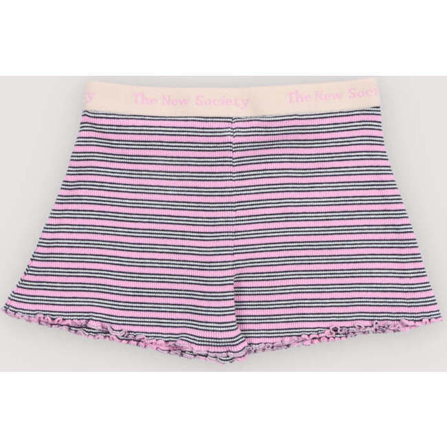 TNS Rib Short Pink Lavander Mini Stripes