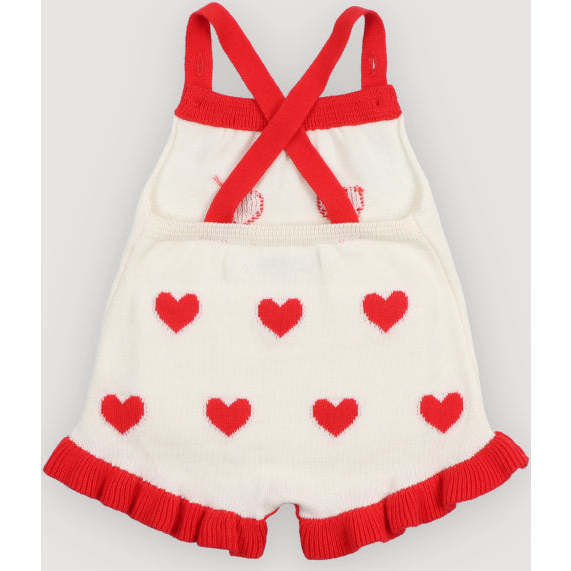 Maqui Baby Romper Hearts Jacquard