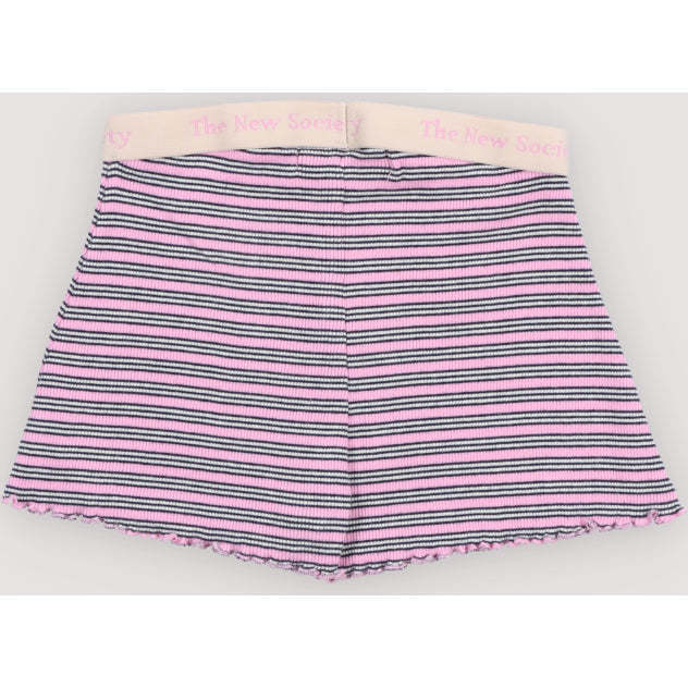 TNS Rib Short Pink Lavander Mini Stripes