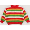Lantana Jumper Tulip Red Knit Stripes - Sweaters - 1 - thumbnail