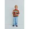 Lantana Jumper Tulip Red Knit Stripes - Sweaters - 4