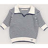 Azalea Polo Summer Midnight Mini Knit Stripes - Polo Shirts - 1 - thumbnail