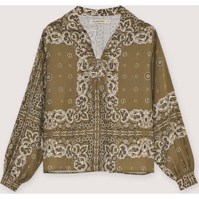 Waterlily Woman Shirt Bandana Print