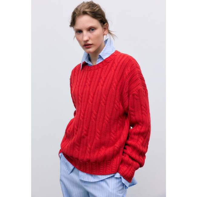Bluebell Woman Jumper Tulip Red - Sweaters - 3