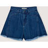 TNS Denim Woman Short Indigo Denim - Shorts - 1 - thumbnail