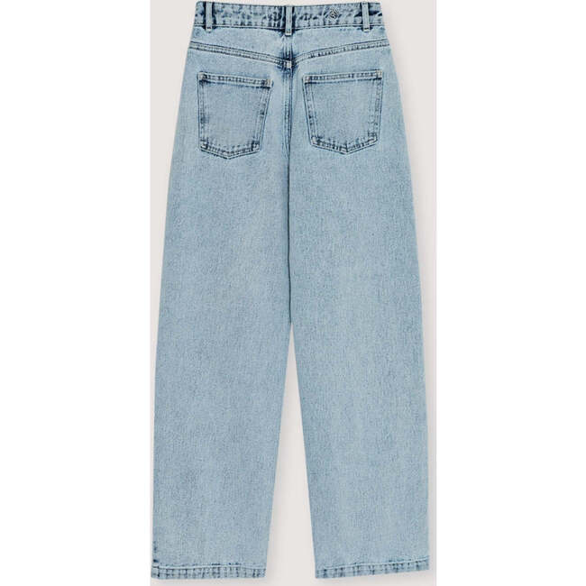 TNS Pleat Denim Woman Pant Bleach Denim