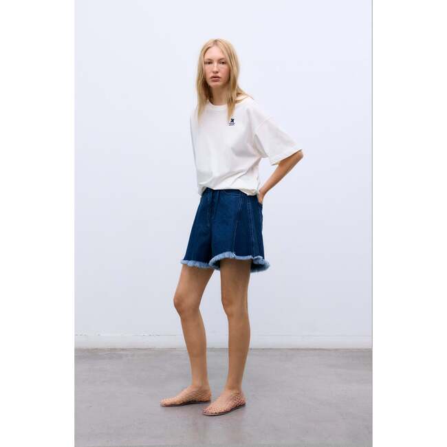 TNS Denim Woman Short Indigo Denim - Shorts - 3