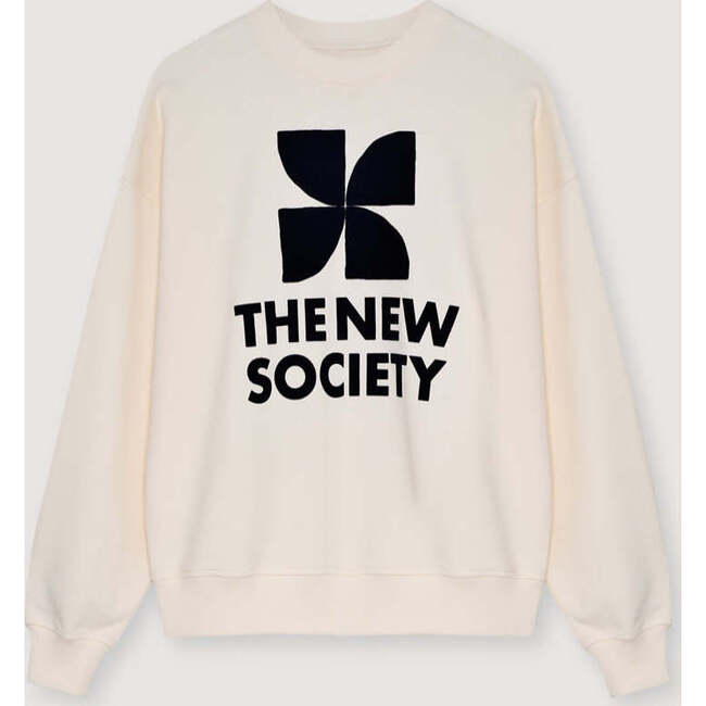 TNS Logo Woman Sweatshirt Ecru