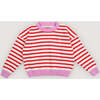 Marigold Jumper Tulip Red & Pink Lavander Stripes - Sweaters - 1 - thumbnail