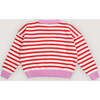 Marigold Jumper Tulip Red & Pink Lavander Stripes - Sweaters - 2