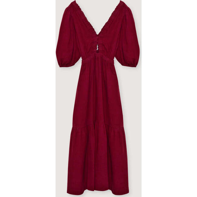 Aloe Woman Dress Crimson Wine