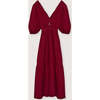 Aloe Woman Dress Crimson Wine - Dresses - 1 - thumbnail