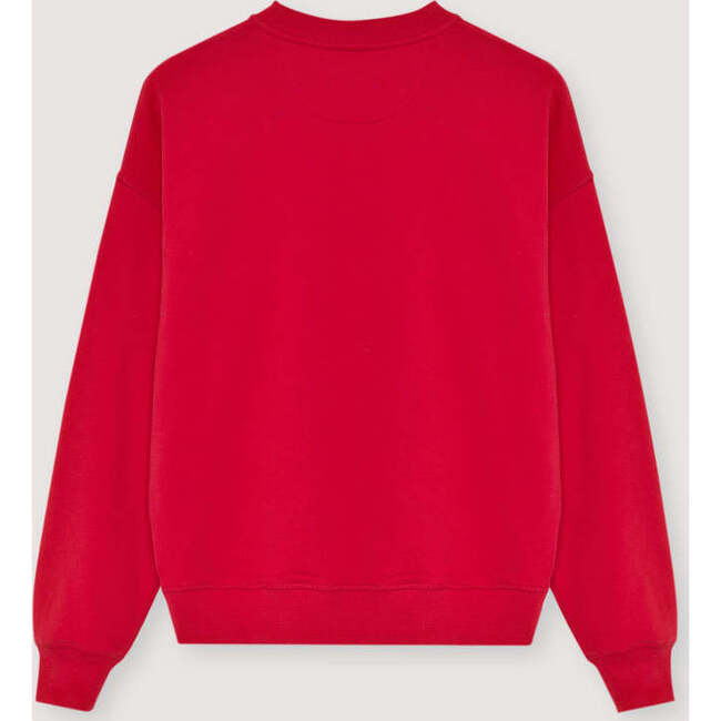 TNS Logo Woman Sweatshirt Tulip Red