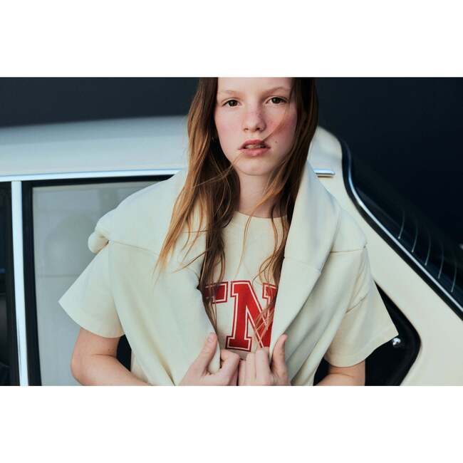 Tansy Teen T-Shirt Ecru - T-Shirts - 4