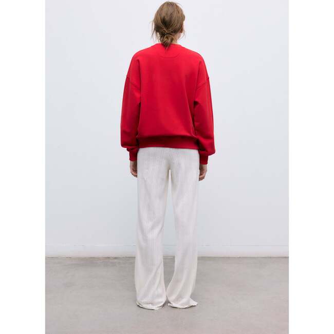 TNS Logo Woman Sweatshirt Tulip Red - Sweatshirts - 4