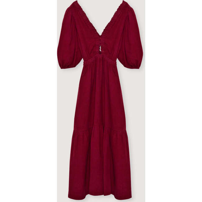 Aloe Woman Dress Crimson Wine - Dresses - 4