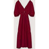 Aloe Woman Dress Crimson Wine - Dresses - 4