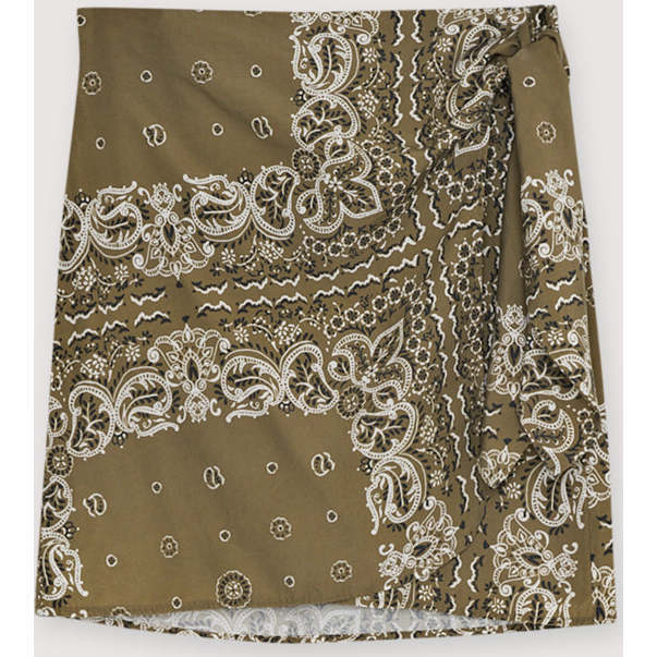 Waterlily Woman Skirt Bandana Print