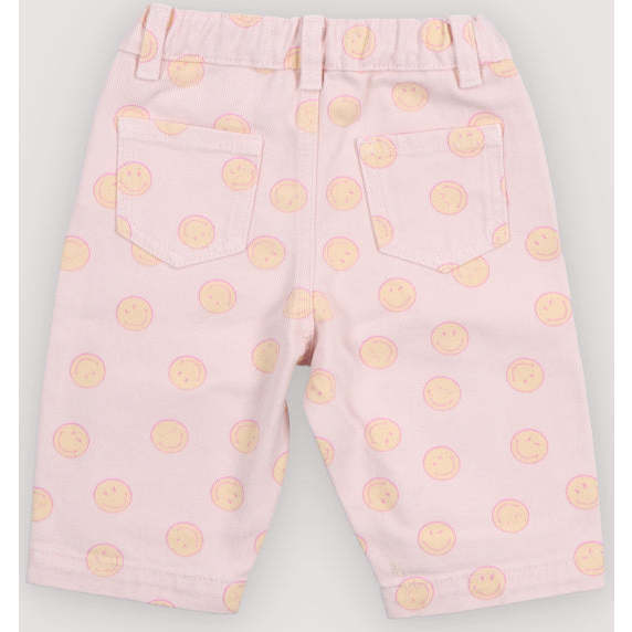 Smiley Denim Baby Pant Smiley Print