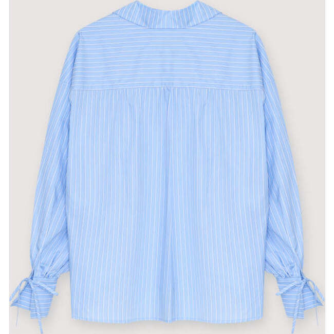 Aura Woman Shirt Vista Blue Stripes