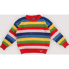 Canela Jumper Tulip Red Multicolor Stripes - Sweaters - 1 - thumbnail