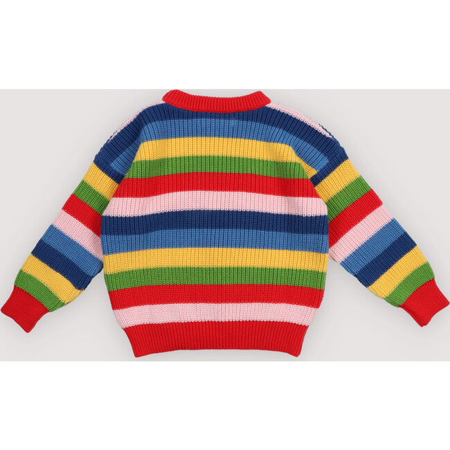 Canela Jumper Tulip Red Multicolor Stripes