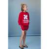 TNS Logo Teen Sweatshirt Tulip Red - Sweatshirts - 3 - thumbnail