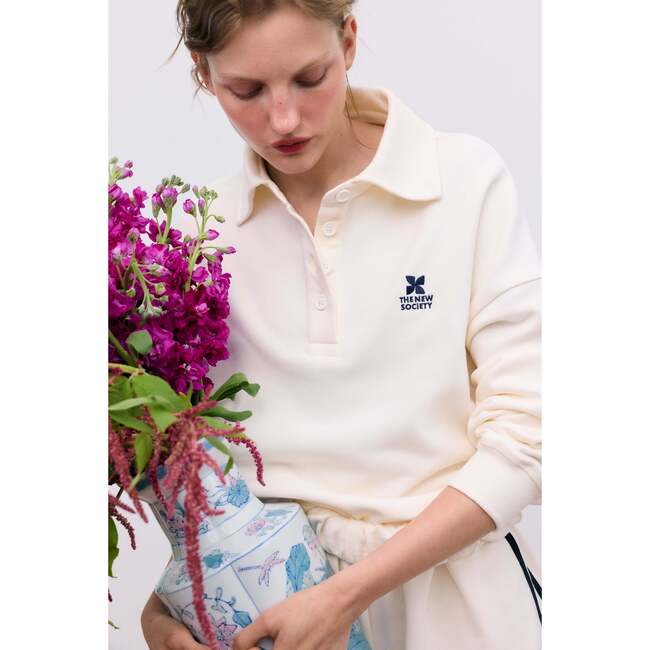 TNS Logo Woman Polo Ecru - Polo Shirts - 3