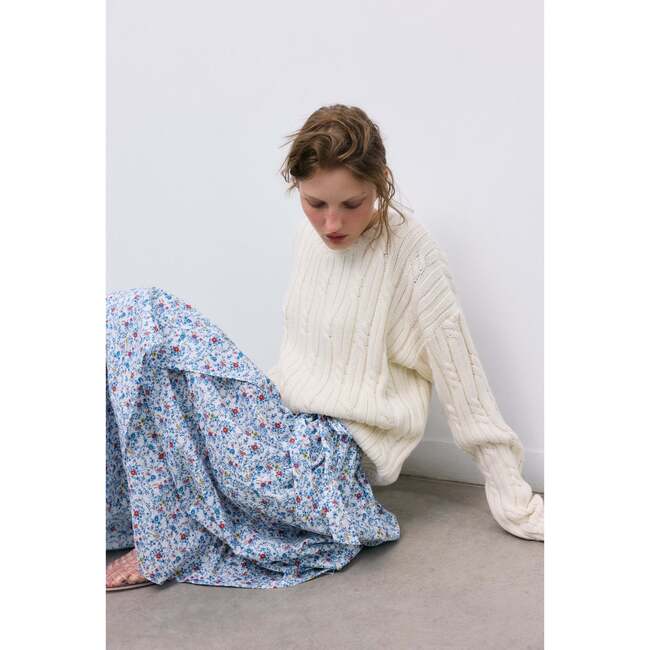 Bluebell Woman Jumper Ecru - Sweaters - 4