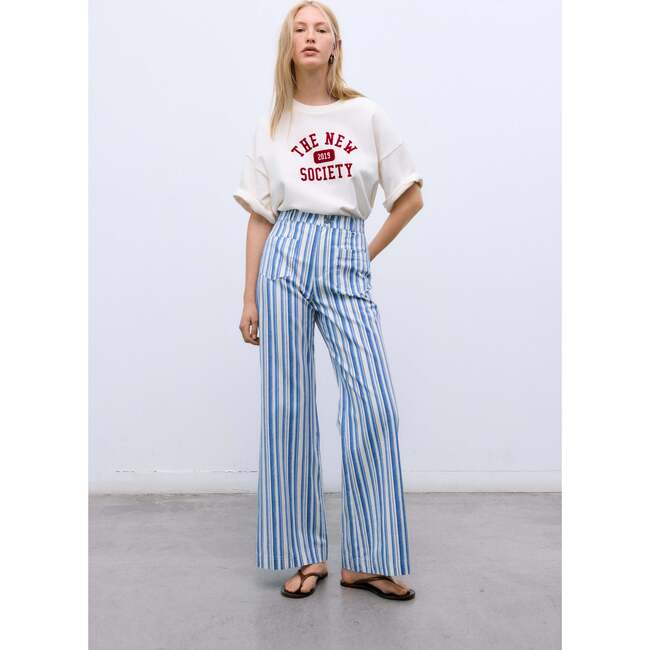 Olmo Woman Pant Coastal Ducks Stripes - Pants - 3