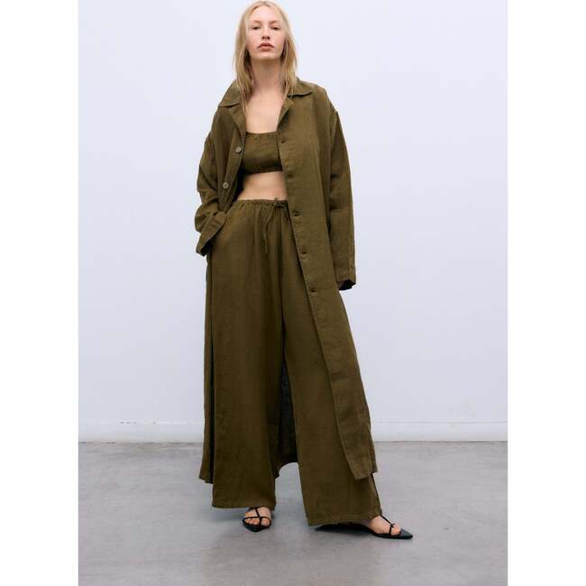 Melissa Woman Pant Palazzo Earthy Olive