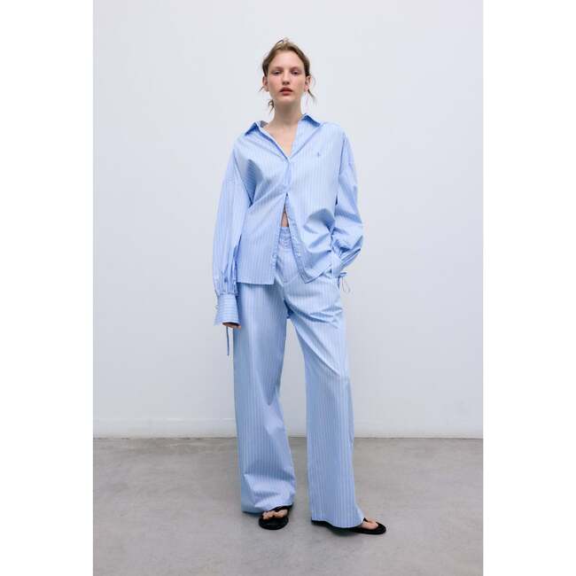 Aura Woman Pant Vista Blue Stripes