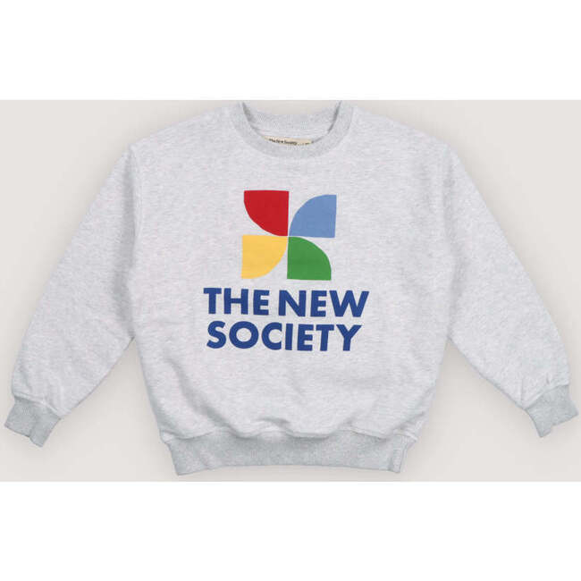 TNS Logo Sweatshirt Light Grey Melange