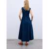 TNS Denim Woman Dress Indigo Denim - Dresses - 4