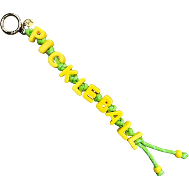 Pickleball Bag Charm, Yellow
