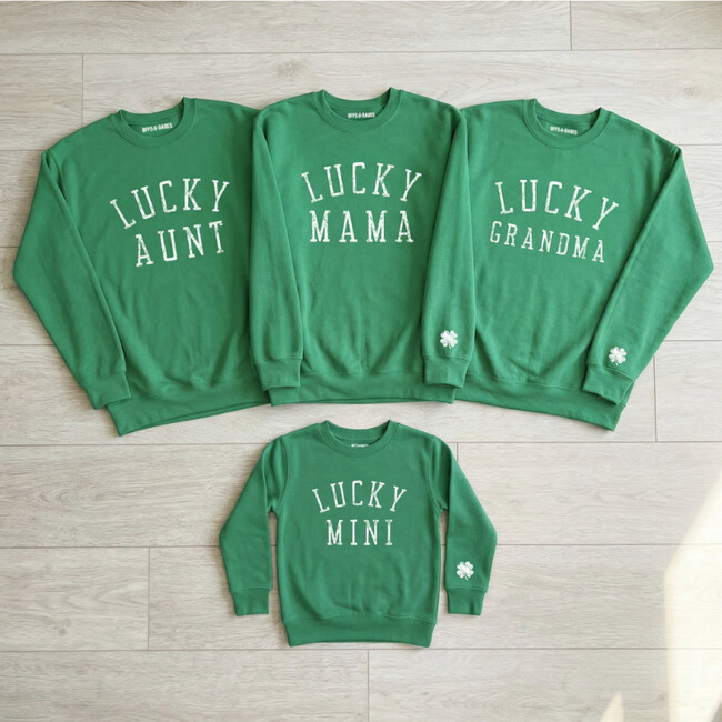 Lucky Mini Sweatshirt, Green