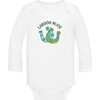 Personalized Lucky Horseshoe Baby Bodysuit, White - Onesies - 2
