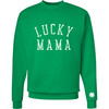 Lucky Mama Sweatshirt, Green - Sweatshirts - 1 - thumbnail