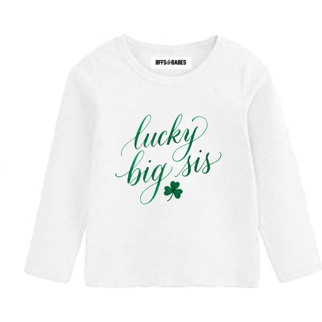 Lucky Big Sis T-Shirt, White