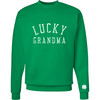 Lucky Grandma Sweatshirt, Green - Sweatshirts - 1 - thumbnail