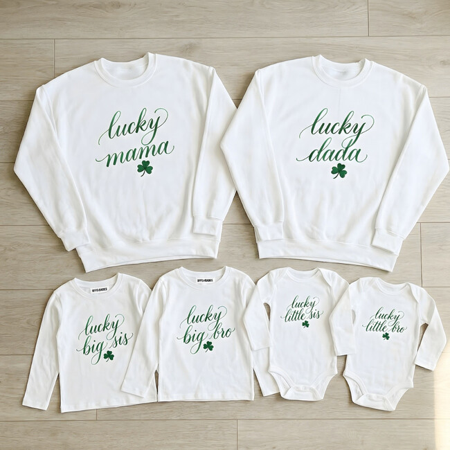 Lucky Big Sis T-Shirt, White