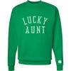 Lucky Aunt Sweatshirt, Green - Sweatshirts - 1 - thumbnail