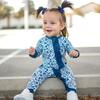 Butterfly Garden Ruffle Snoozer - Footie Pajamas - 1 - thumbnail