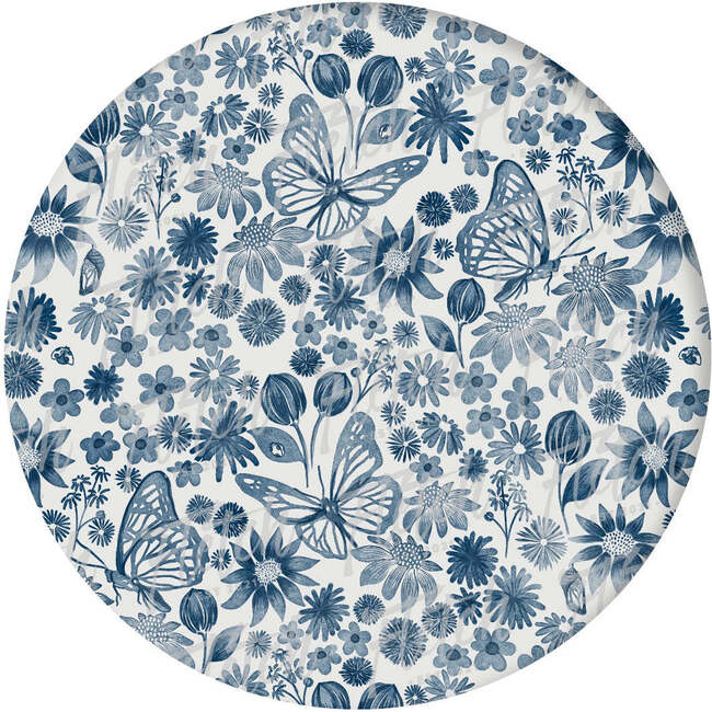 Butterfly Garden Ruffle Snoozer - Footie Pajamas - 3