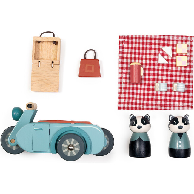 Badger Picnic Motorbike Ride - Woodens - 4