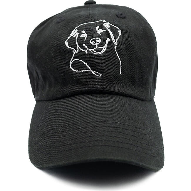 Custom Embroidered Pet Hat, Black